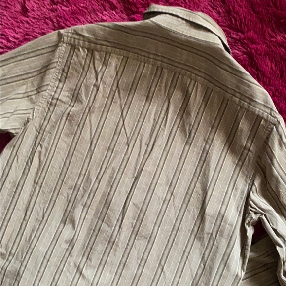 Calvin Klein Jeans olive green button down shirt - Picture 6 of 9